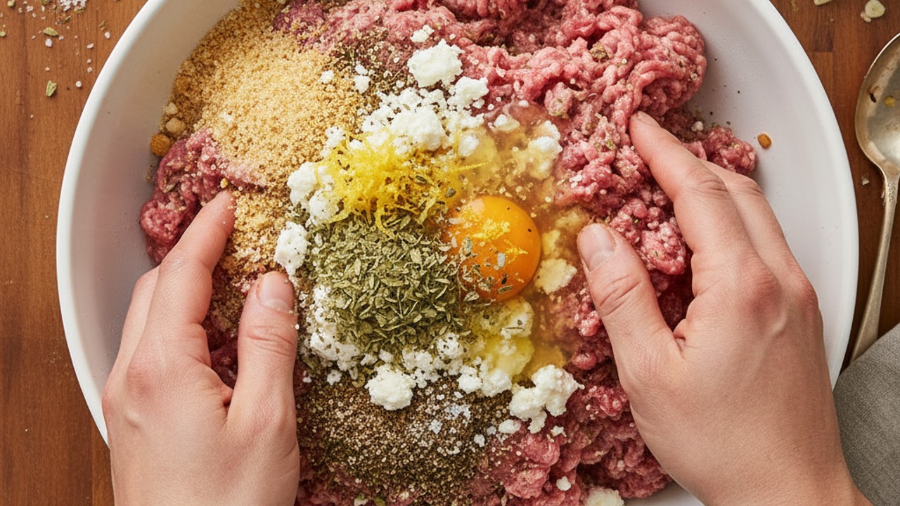 Combine the meatloaf mixture