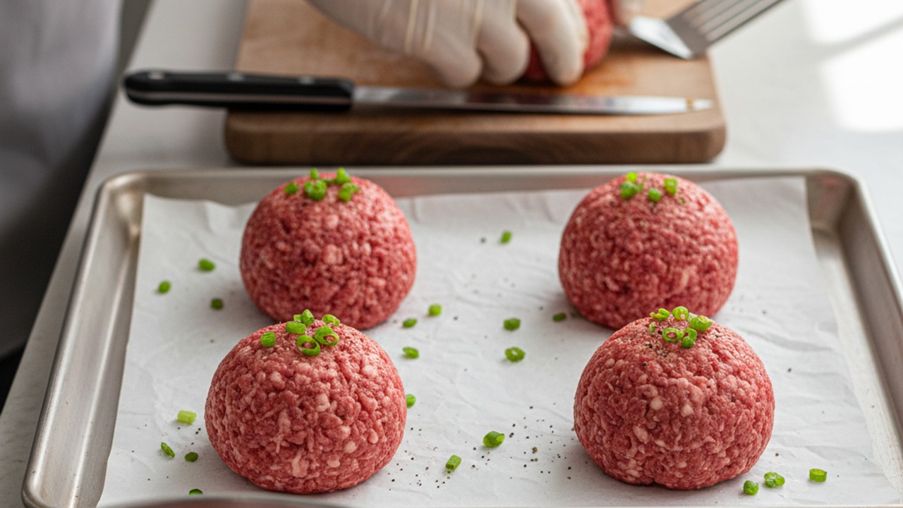 Portion the beef