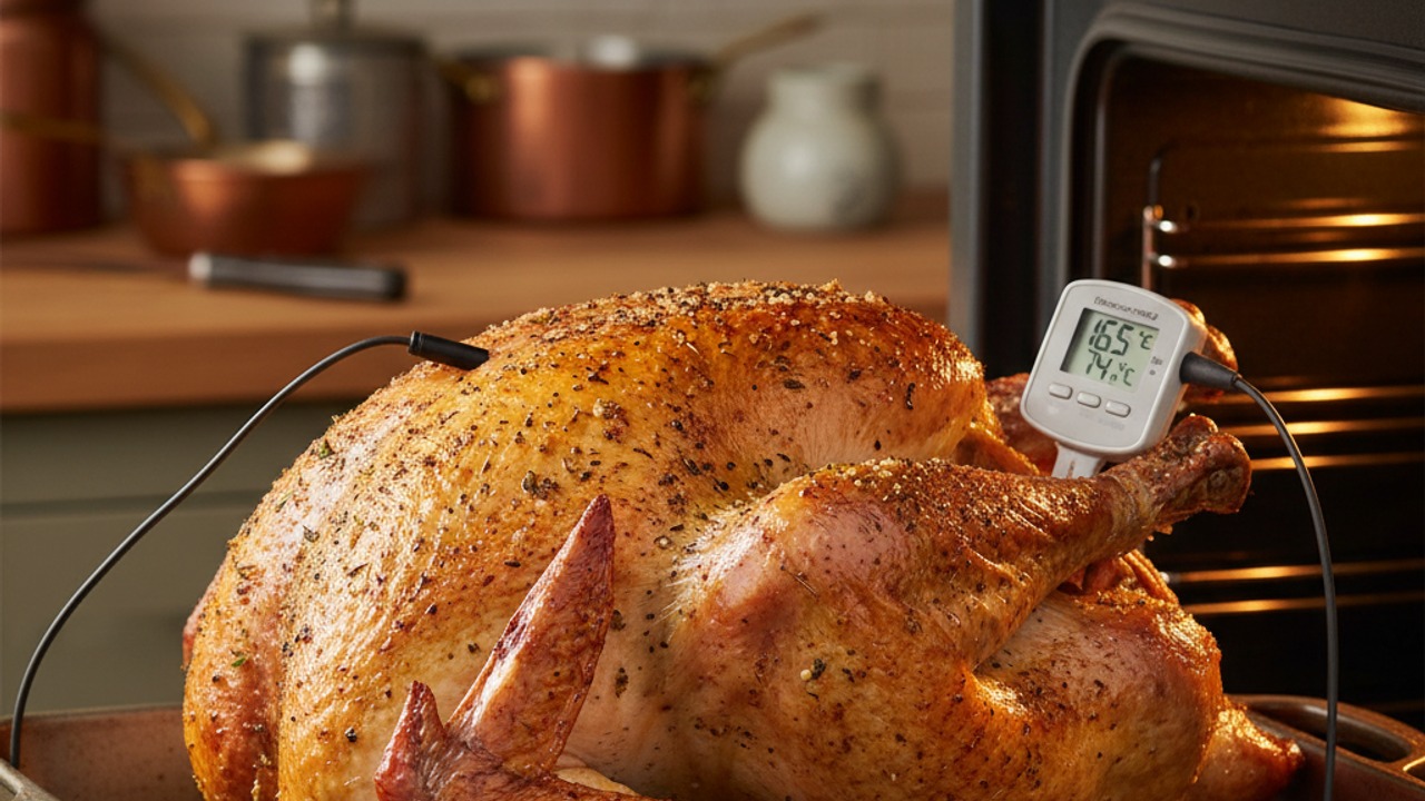 Roast until the proper internal temperature