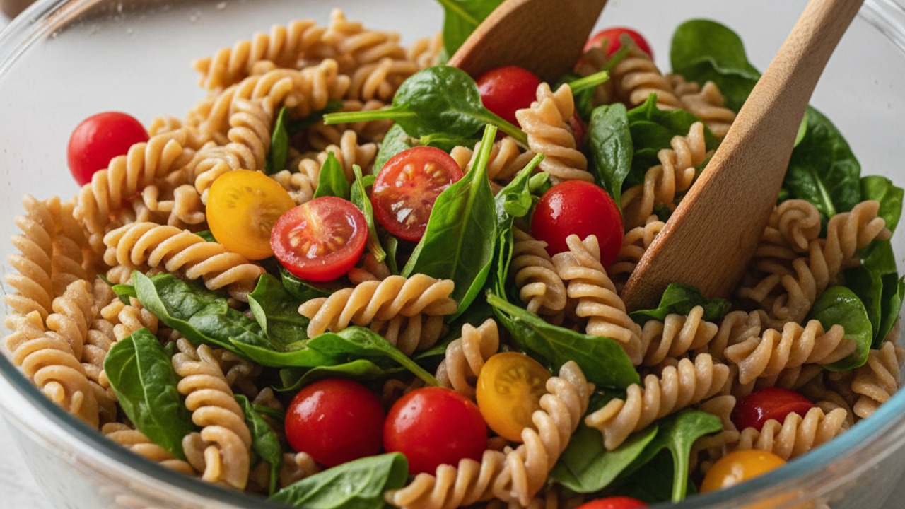 Prep the vegetables and greens