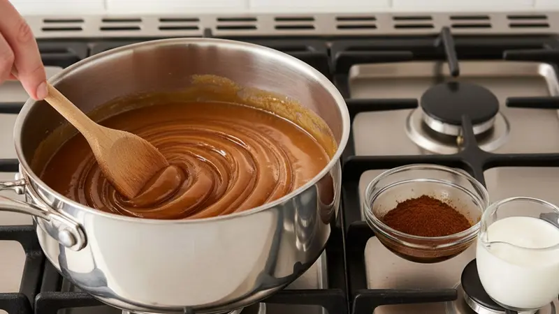 Make the espresso caramel