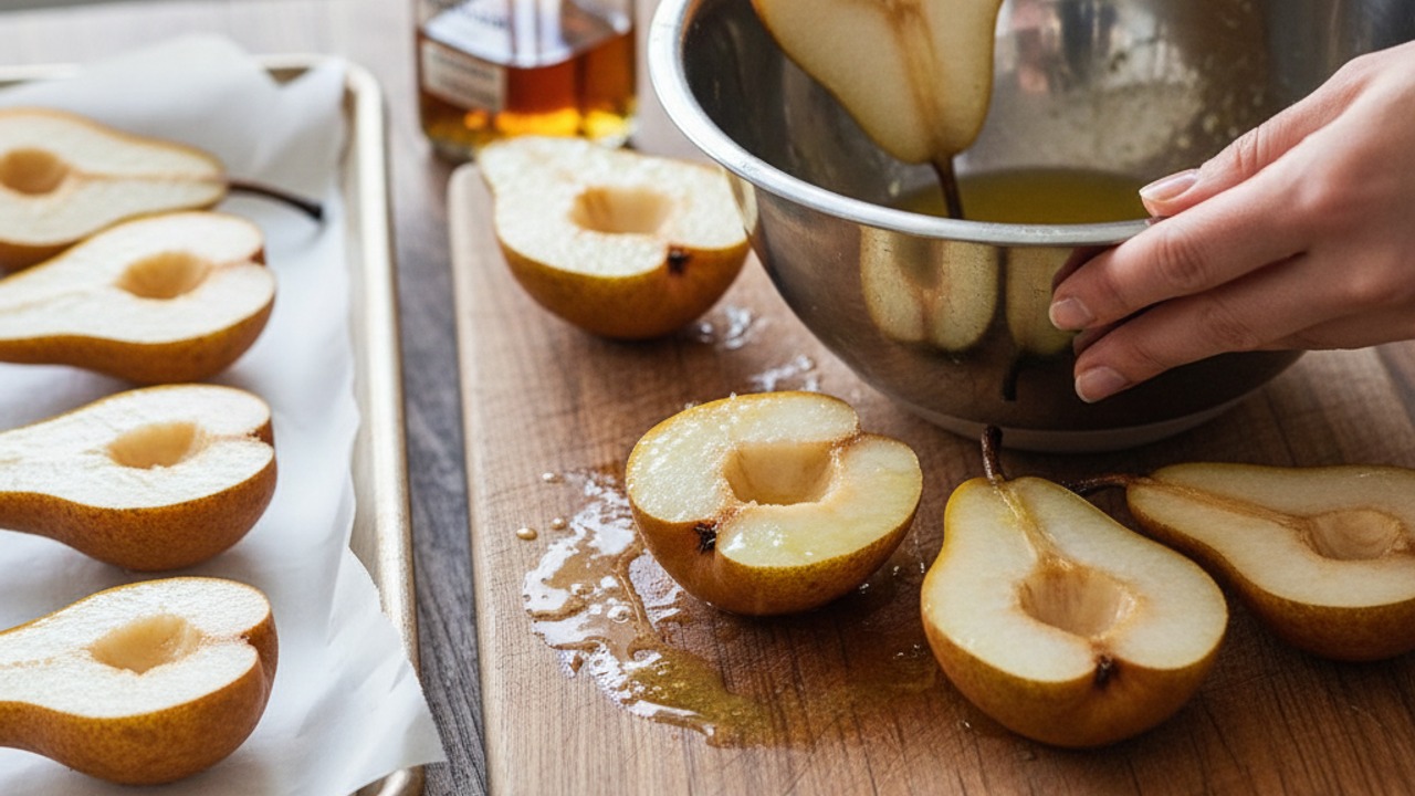 Prep the pears