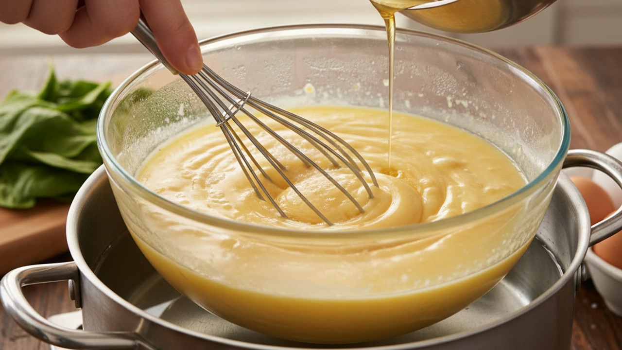 Make the hollandaise