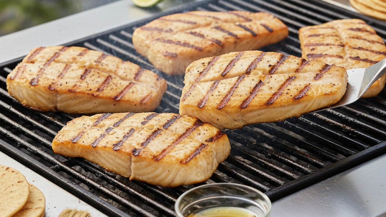 Grill the mahi-mahi