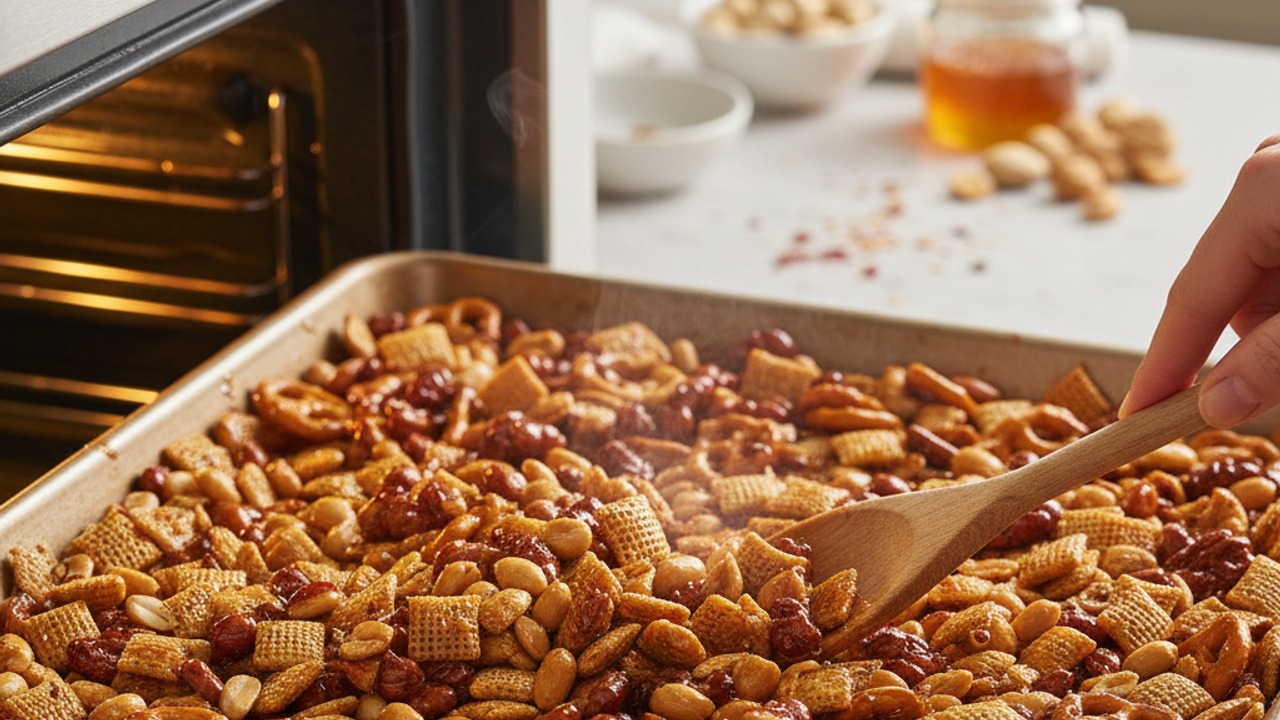 Bake to set the glaze