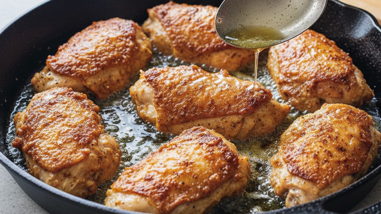 Pan-fry to a deep golden crust