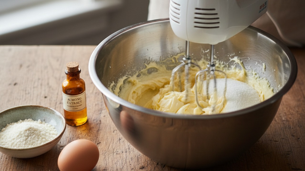 Prepare the almond frangipane