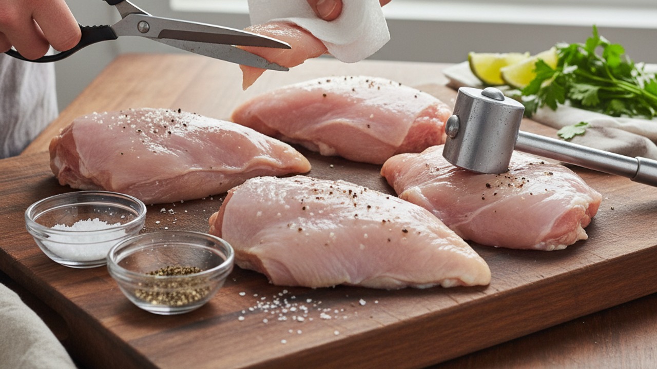Prep the chicken
