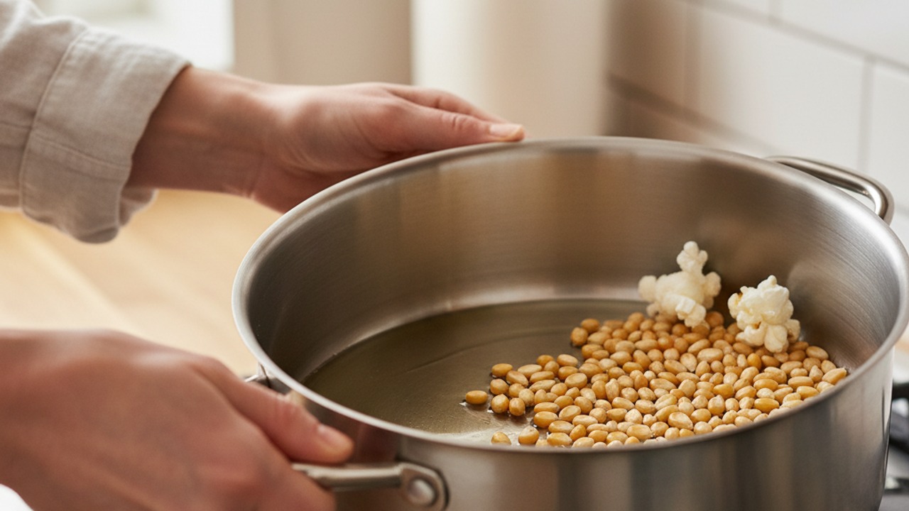 Pop the kernels