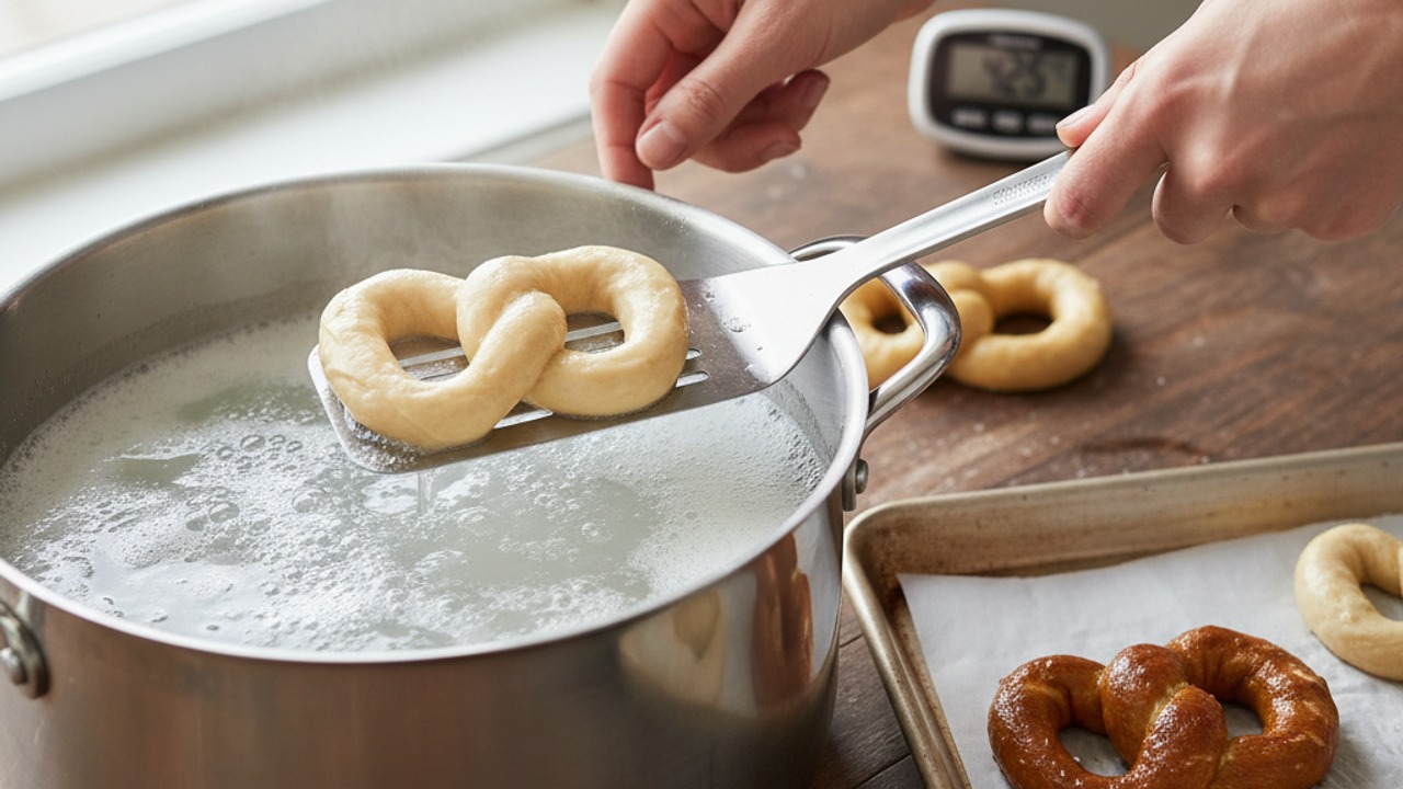 Boil in baking-soda bath