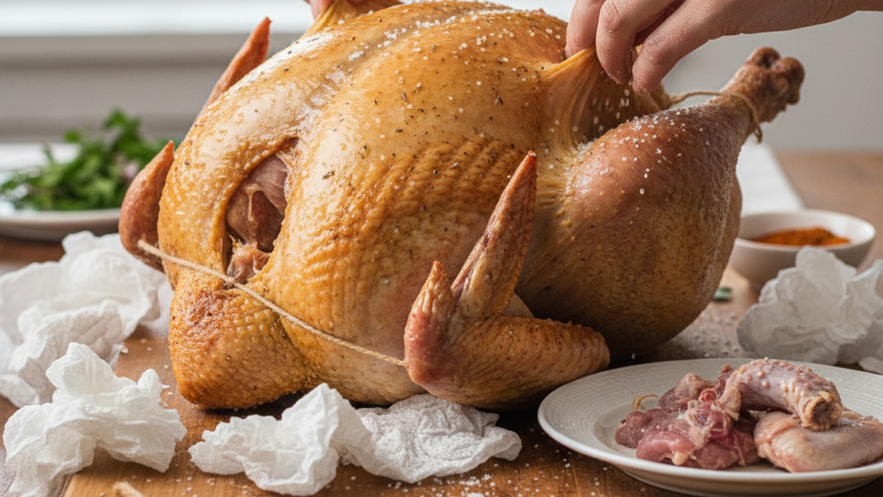 Prep the turkey