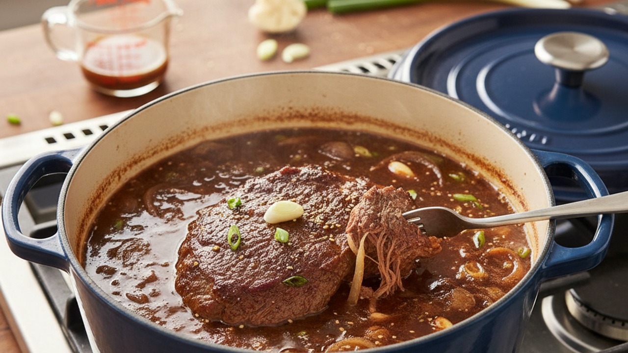 Slow-braise on the stovetop