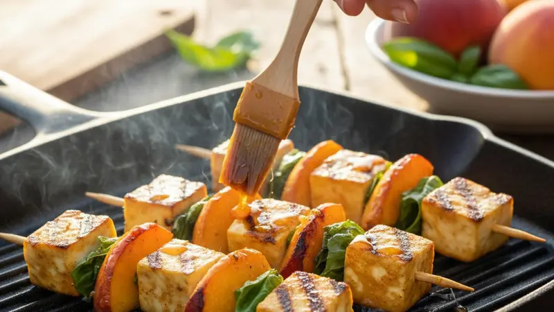 Grill and glaze