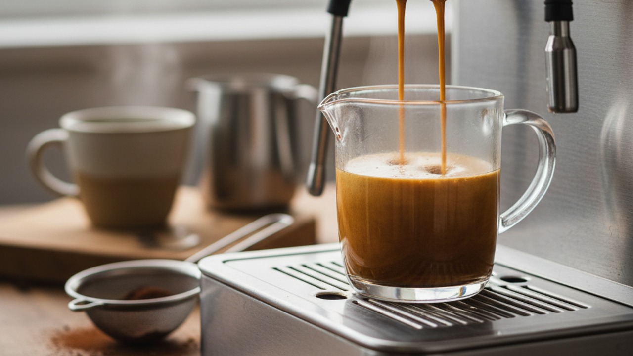 Brew the espresso