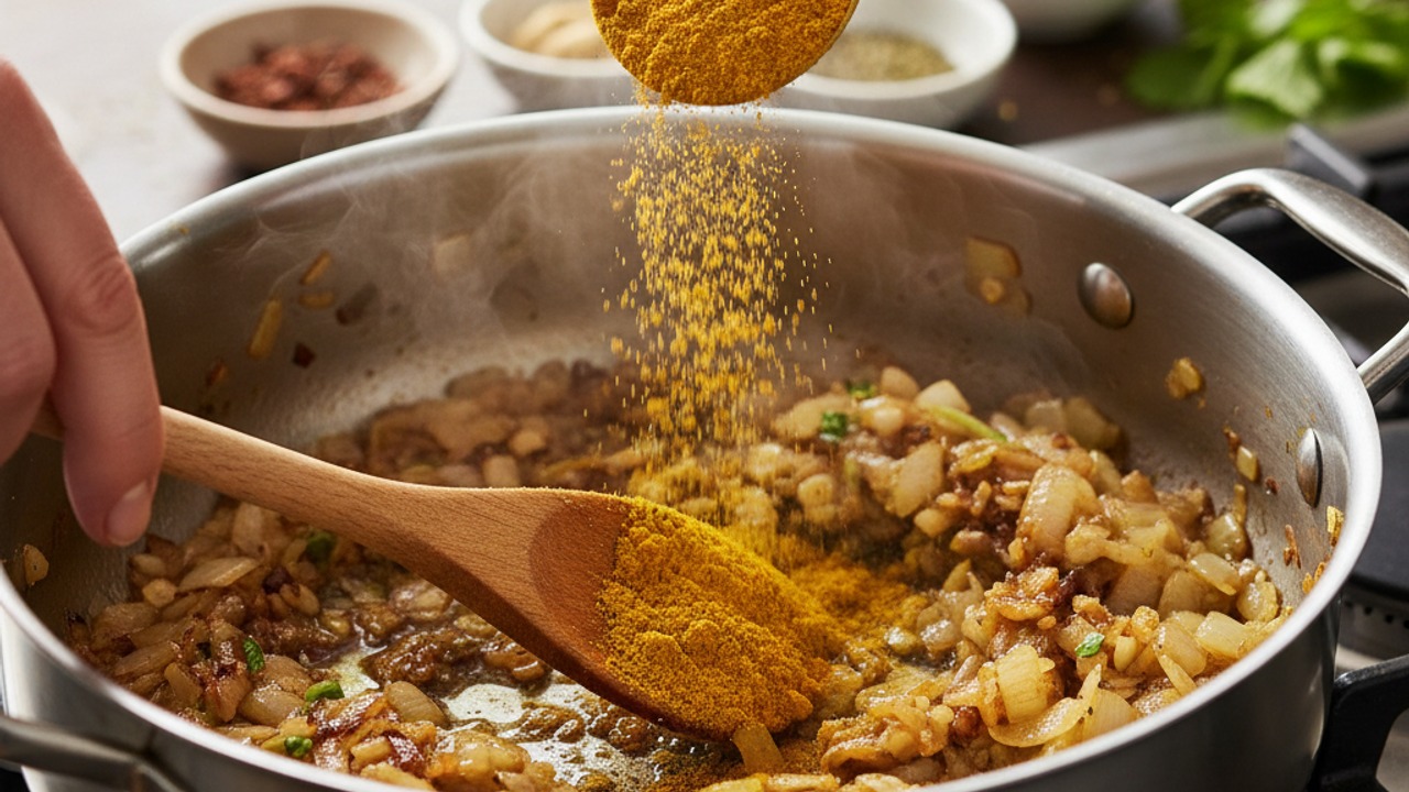 Bloom the spices