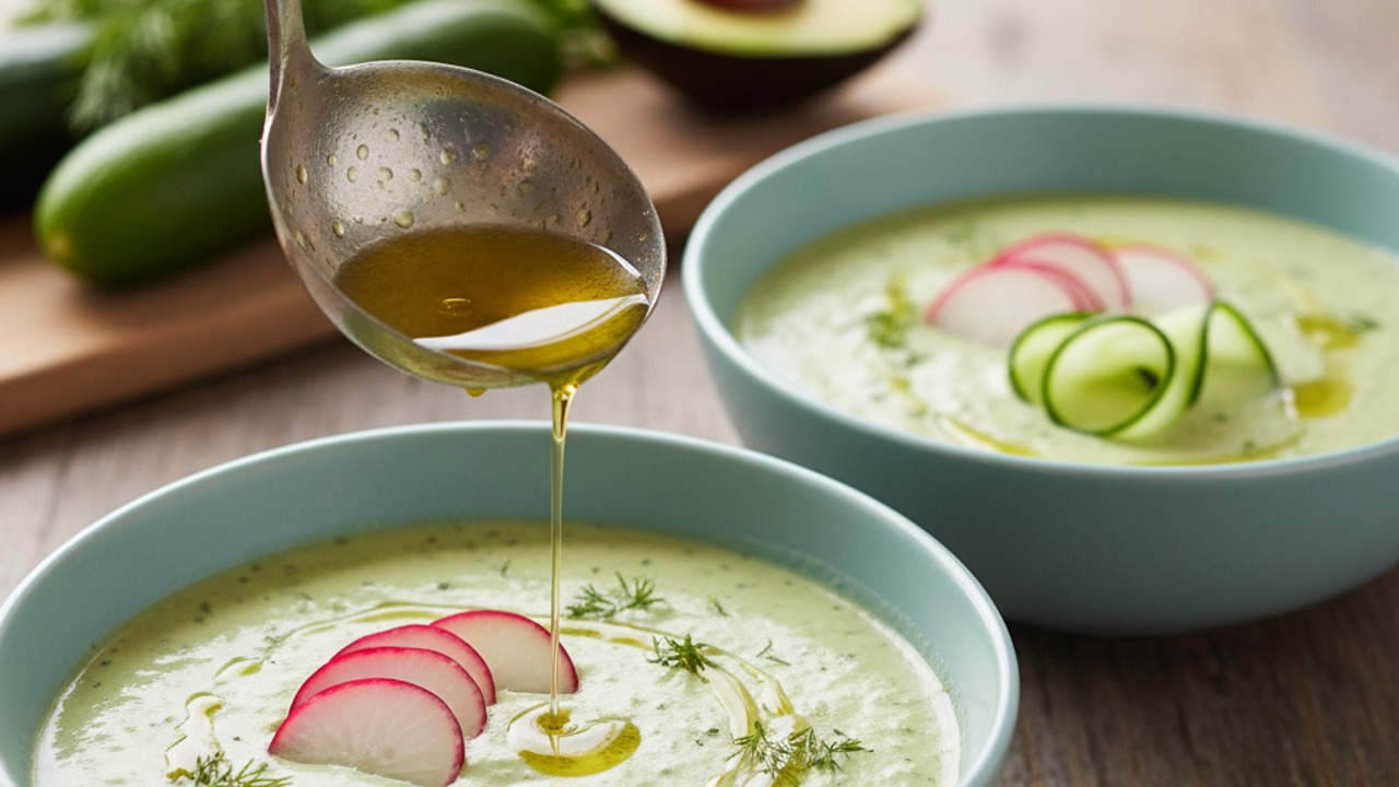 Serve and garnish