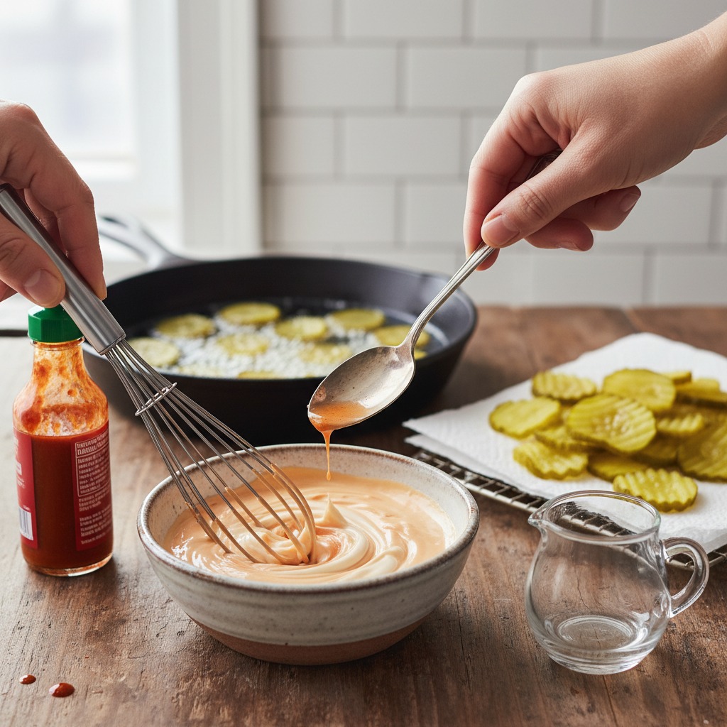 Make the spicy aioli