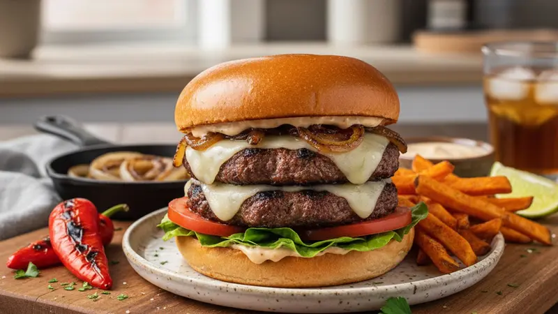 Weeknight Juicy Beef Burgers — 4-Ingredient Grill-Ready Recipe