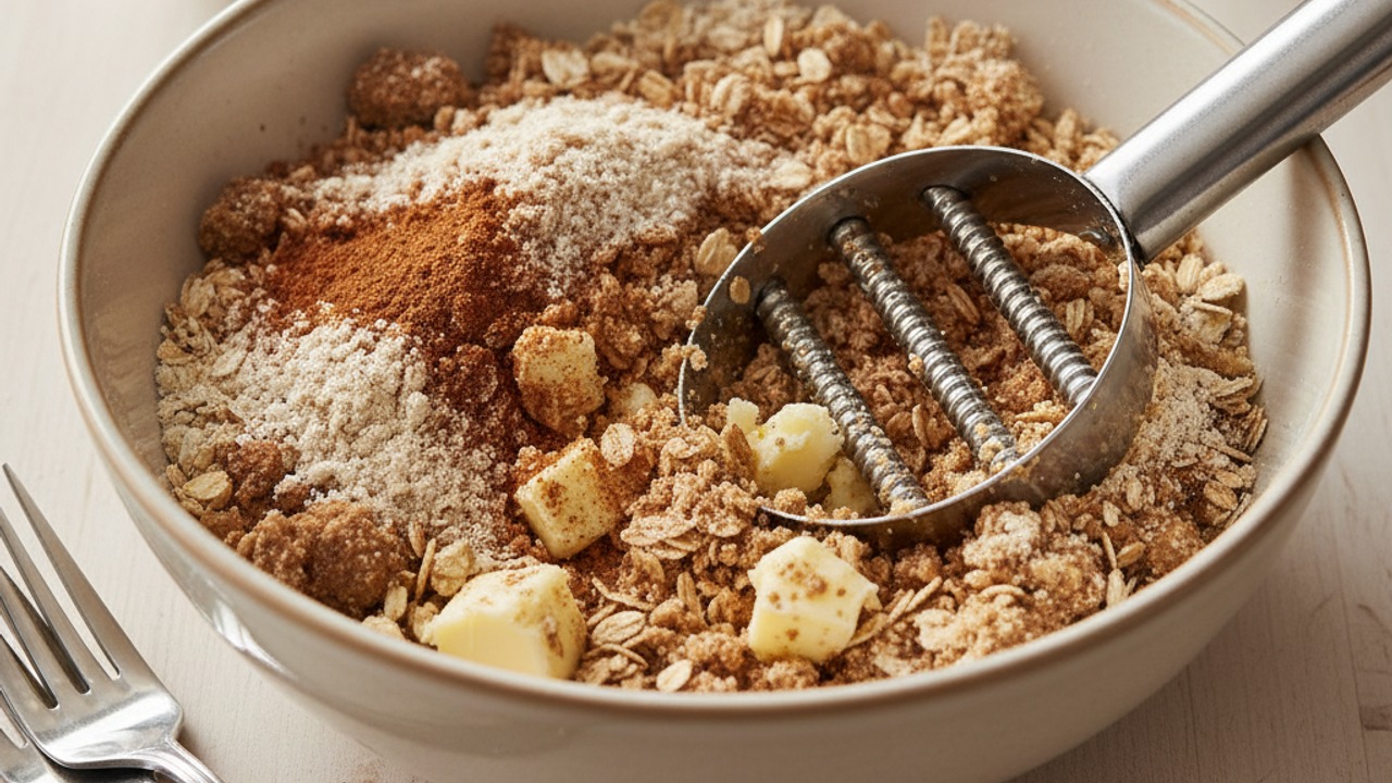 Make the oat-almond topping