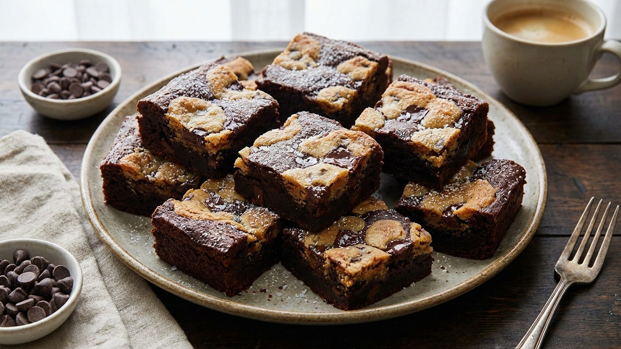 Brookies Cookie Brownies