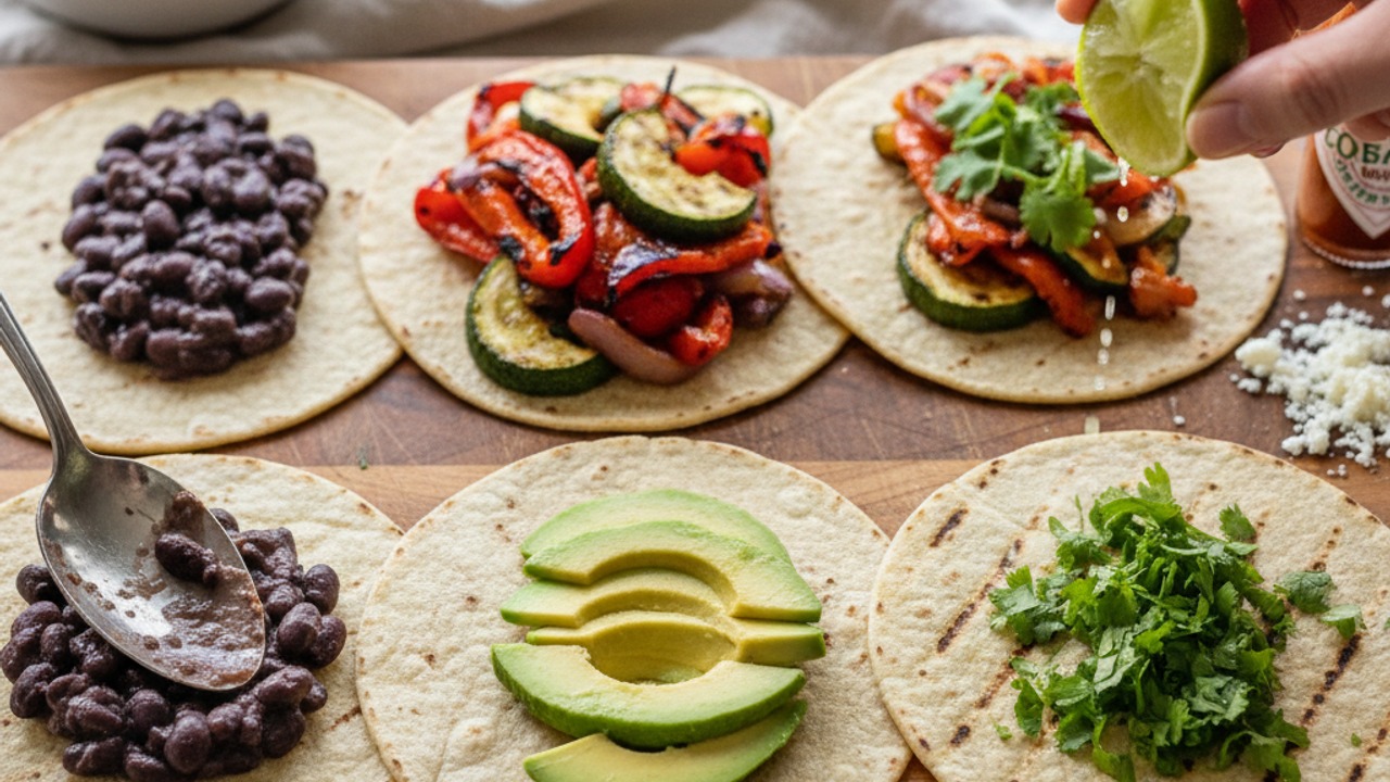 Assemble the tacos