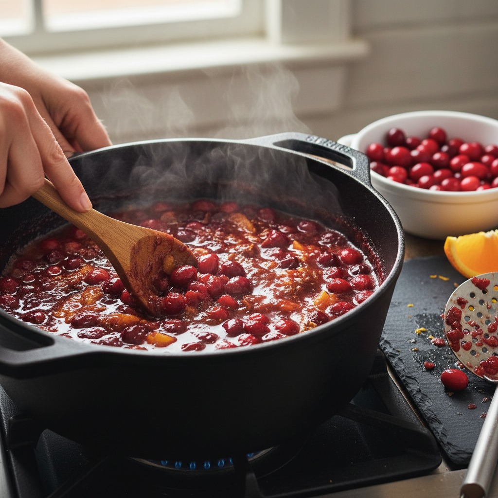 Simmer and adjust texture