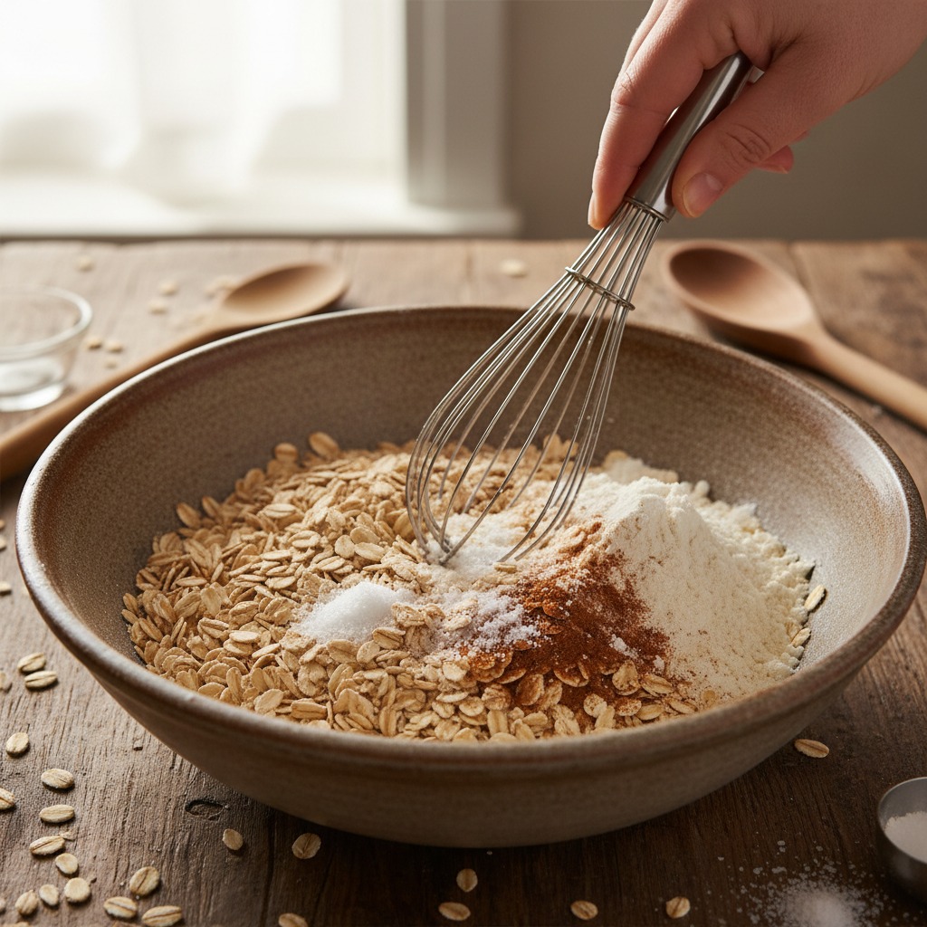 Mix dry ingredients
