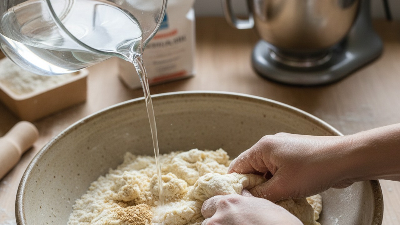 Mix and develop the dough