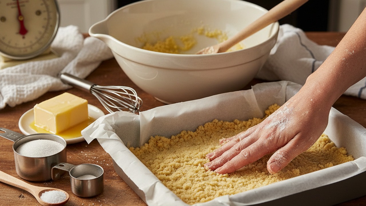 Preheat and make the crust