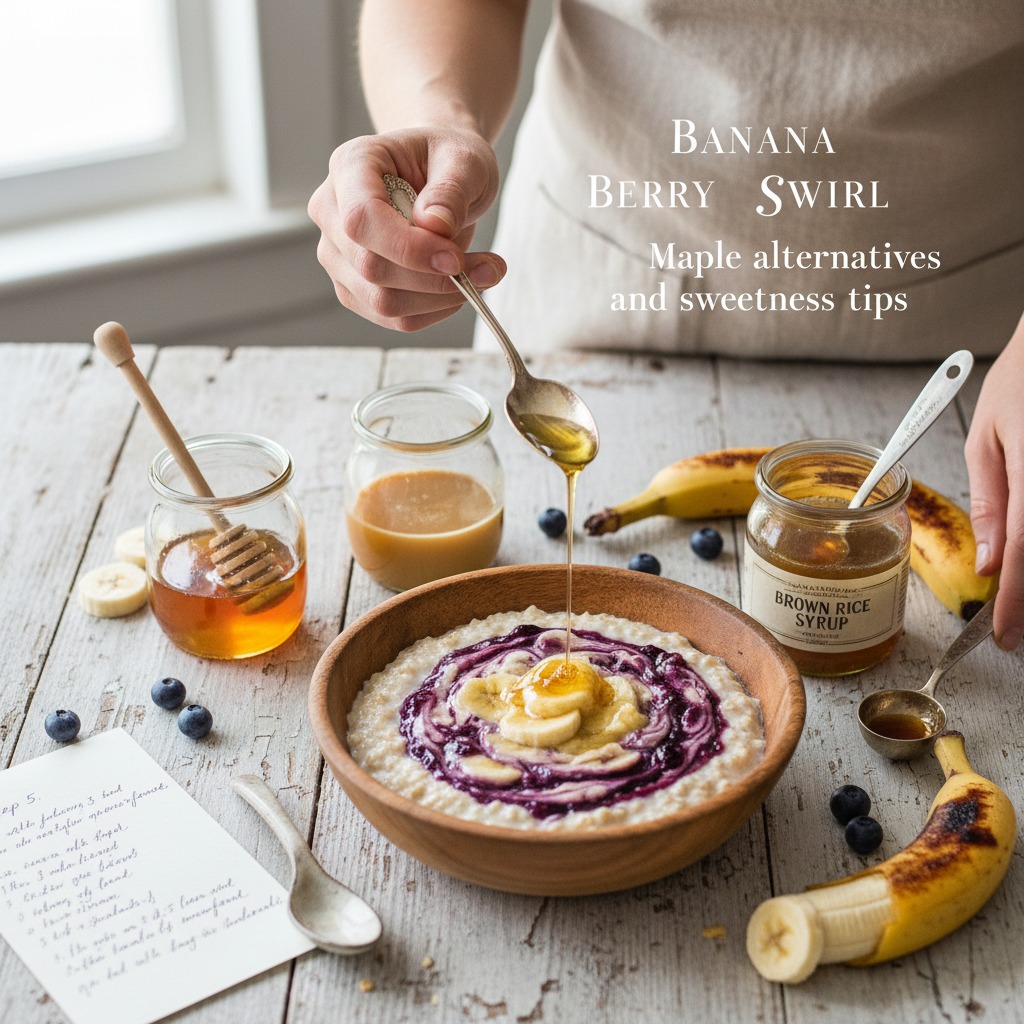 Maple alternatives and sweetness tips