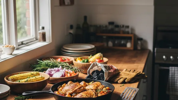 Skillet to Coals Labour Day Menu
