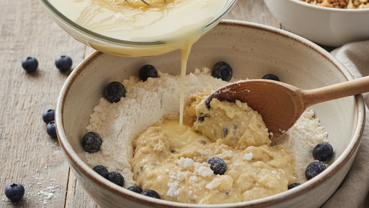 Mix wet ingredients