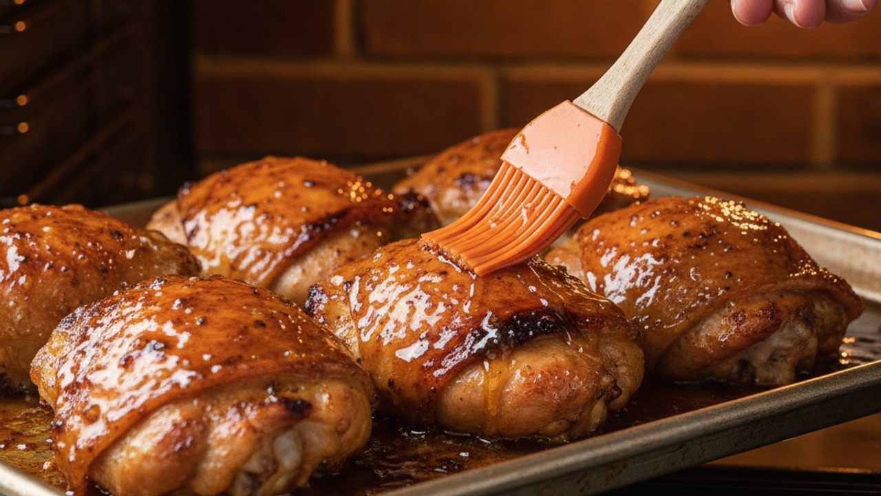 Glaze and caramelize