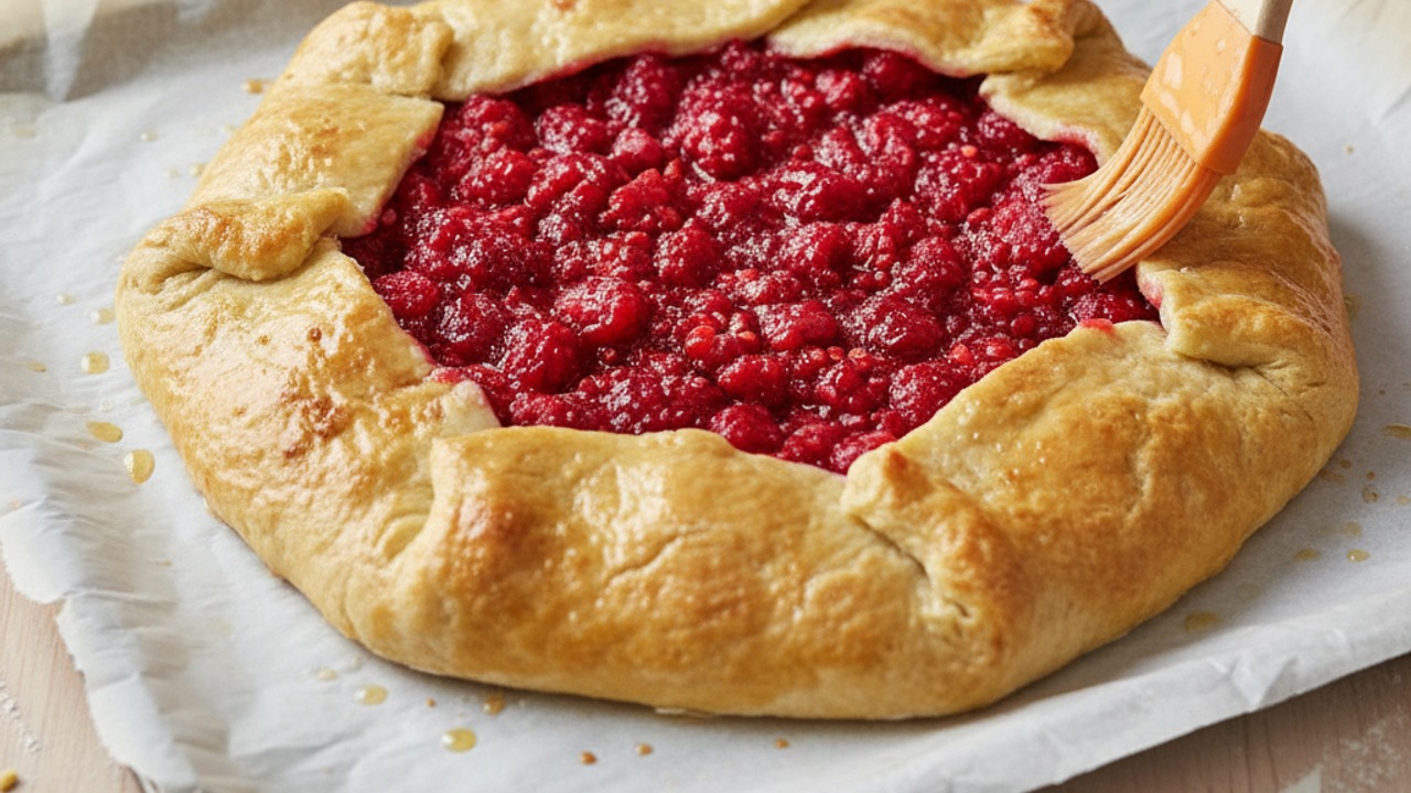 Roll out and assemble the galette