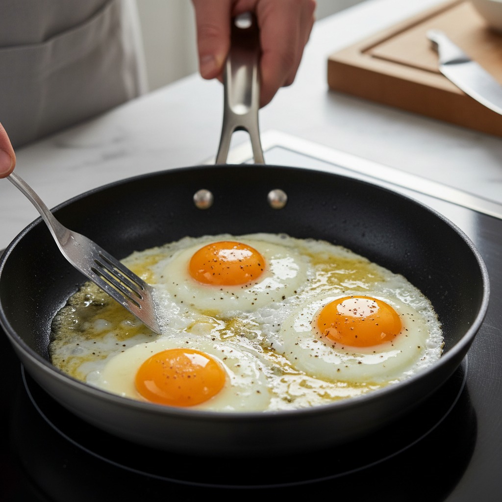 Fry the eggs