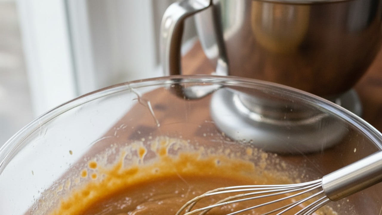 Combine butter, sugars and egg