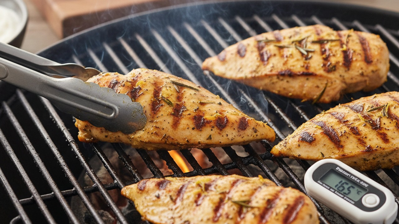 Grill the chicken