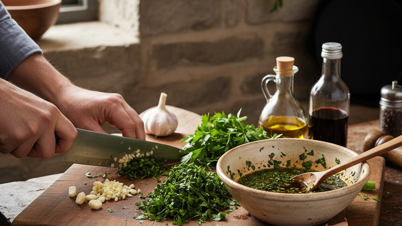 Make chimichurri