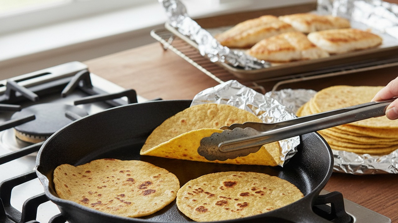 Warm tortillas
