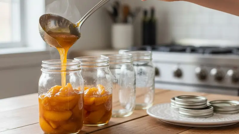 Pack jars hot