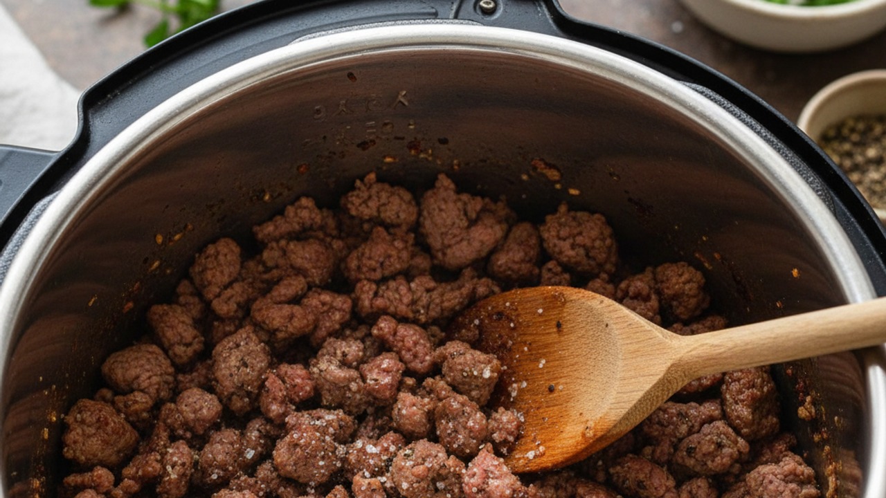 Brown the ground meats