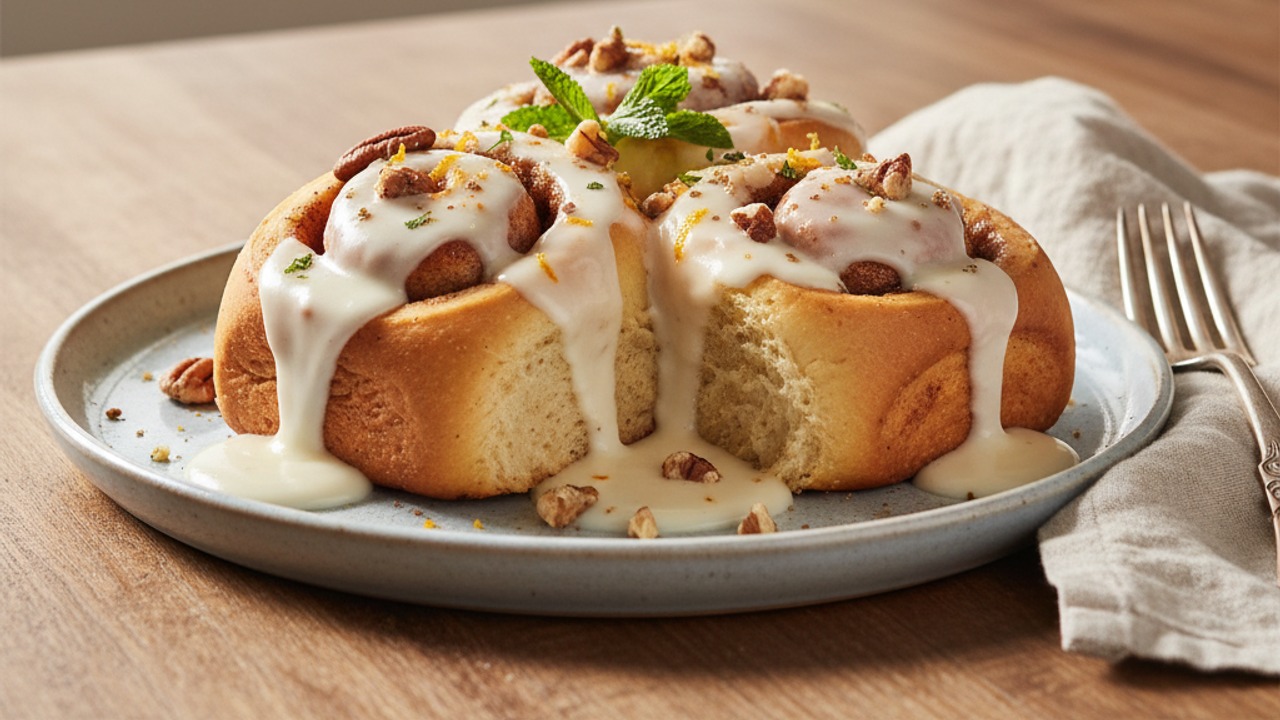 Sticky Gluten-Free Cinnamon Rolls with Cream Cheese Glaze