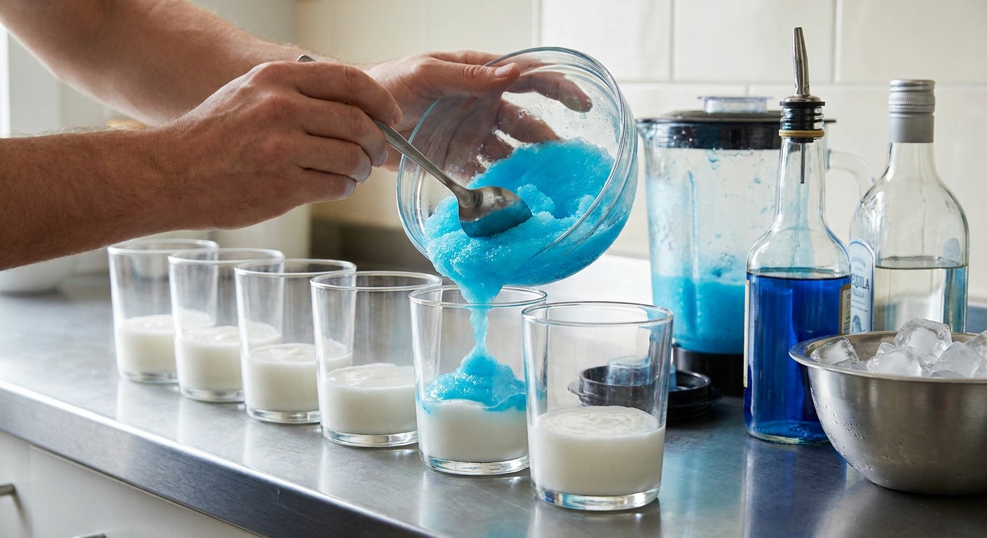 Prepare and add the blue layer