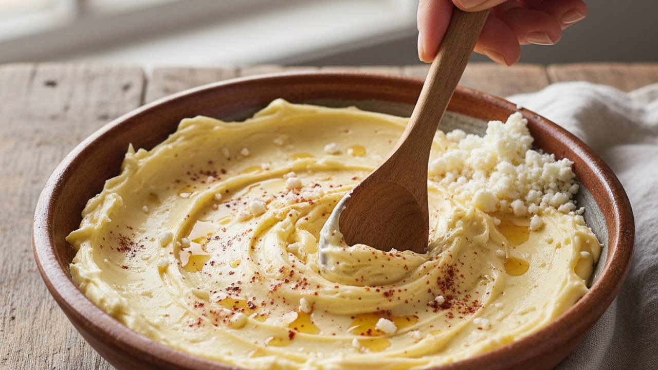 Make the cotija butter