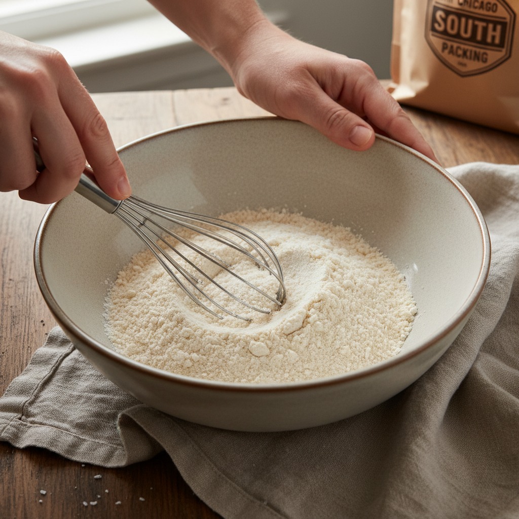 Combine dry ingredients