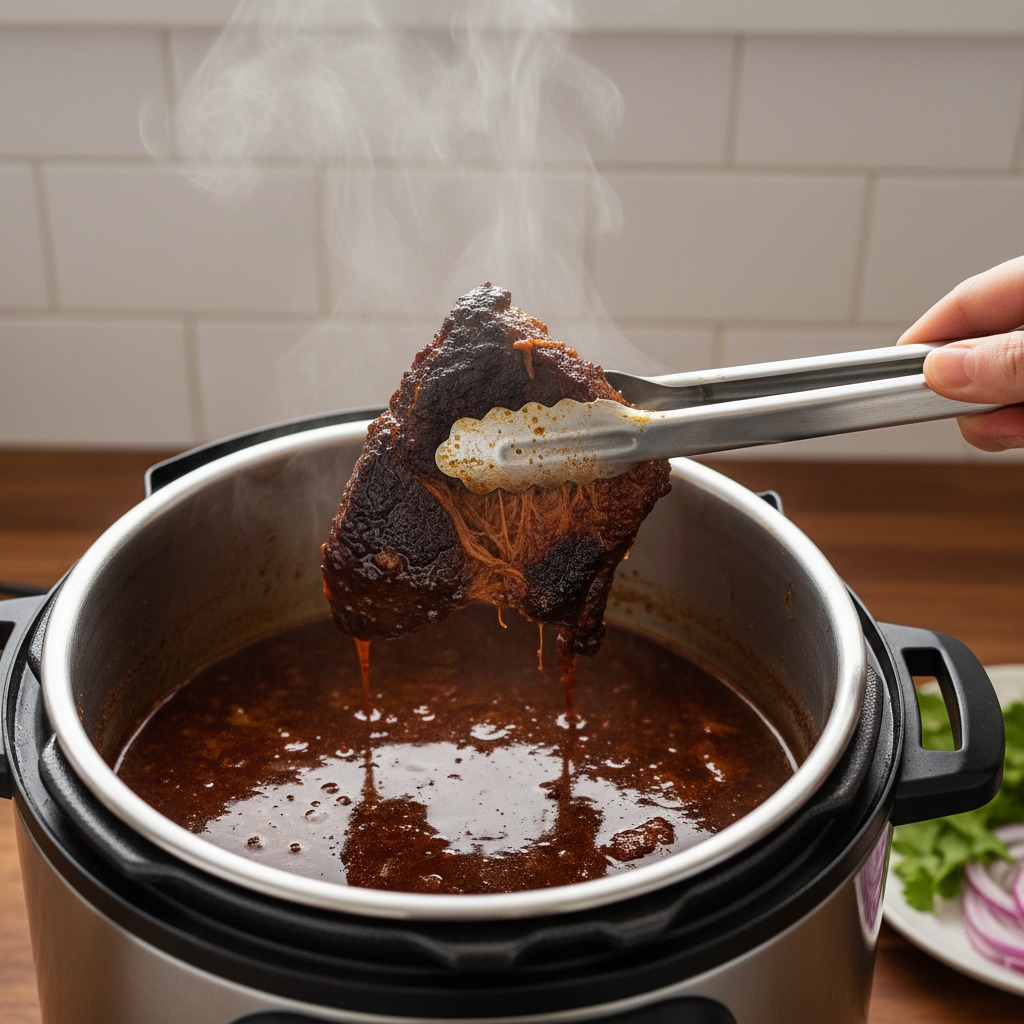 Pressure cook until tender