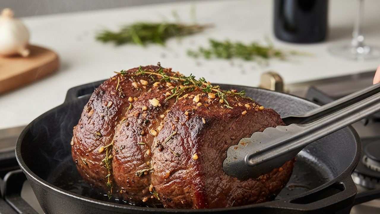 Sear the tenderloin