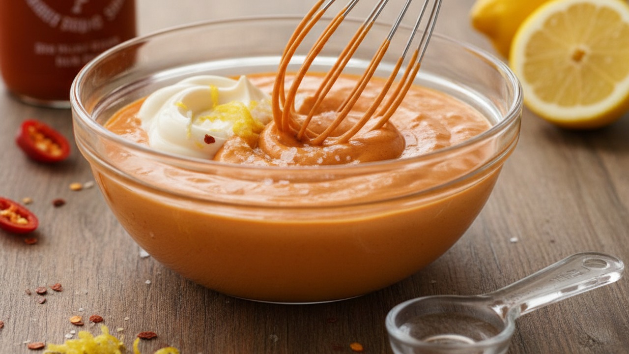 Make the spicy aioli
