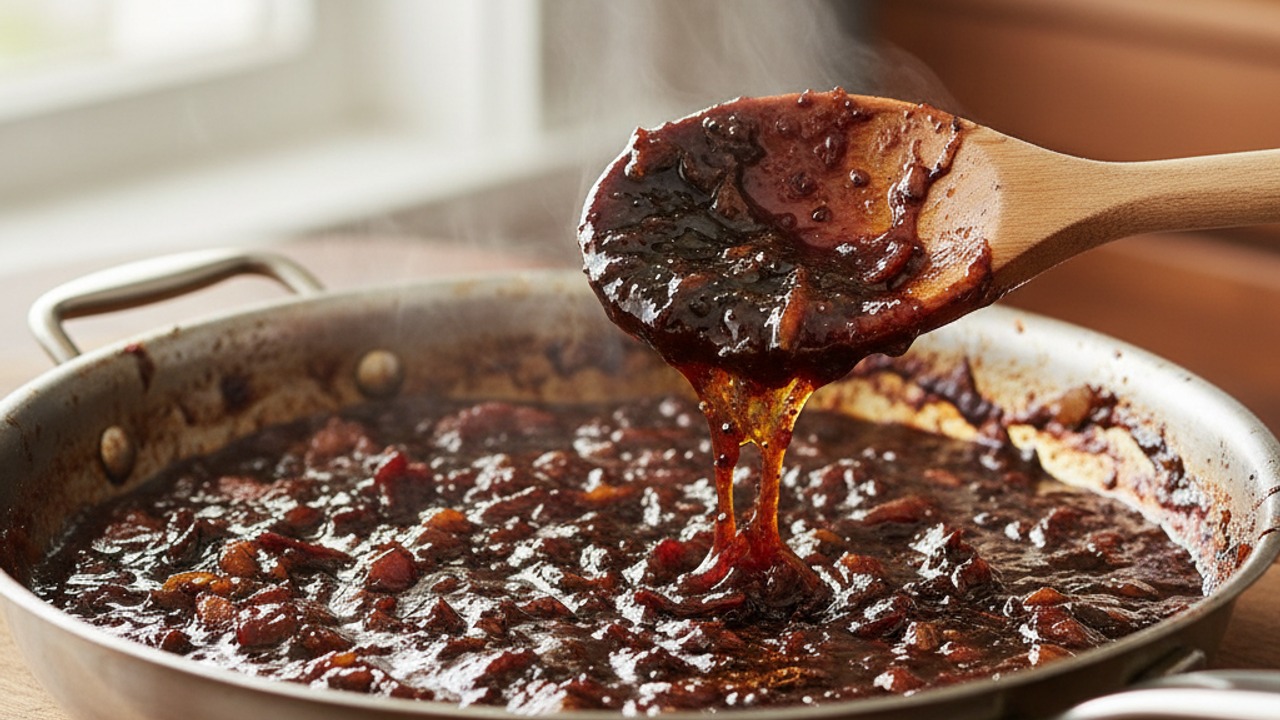 Simmer until thick and jammy