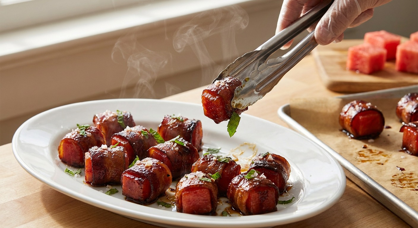 Rest, garnish and serve